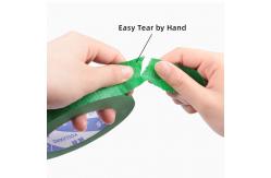 China Custom Size Strong Adhesive Wall Spray Painter Masking Crepe Paper Tape supplier