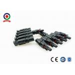 High Voltage Load Capability  Branch Connector 1 To 5 Male Female For PV Module for sale