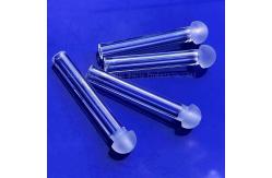 China Factory custom high temperature resistant bulb quartz tube supplier