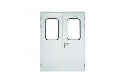 China Customized Colors Double Leaf Swing Door Manual Unequal Or Equal For Clean Room supplier