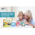 Stimulation Right Brain Training Flash Cards , Brush Teeth Preschool Learning Toys for sale