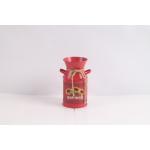 Colorful Iron Vase Indoor Outdoor Placement Metal Decorations for sale