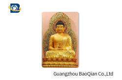 China Buddha Religion Premium 3D Lenticular Card PET / PP Motion Effect  Printing Figure supplier