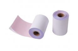 China Pre Printed  POS 50gsm Customized 60um Thermal Receipt Paper Rolls supplier
