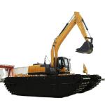 20 Ton Amphibious Excavator Pontoon Undercarriage for Swamp Marsh Floating for sale