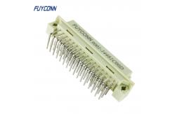 China 3 rows 48P Eurocard DIN 41612 Female PCB Connector Right Angle Terminals supplier