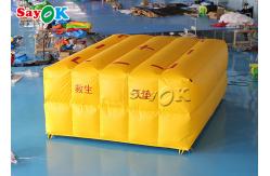 China Square Inflatable Lifesaving Pad Yellow Water Lifesaving Equipment supplier
