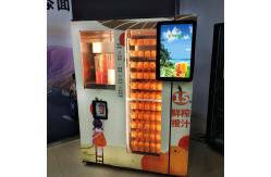China Auto Fruit Juice Vending Machine , Multi Payments Orange Vending Machine With LCD supplier