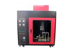 China Foam Plastics Horizontal and Vertical Flammability Tester with MCU Control supplier