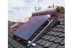 China Integrated Pressurized Rooftop Solar Water Heater Silver Steel Outer Tank supplier