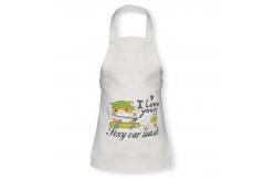 China Adult Child Linen Sublimation Apron Blanks Custom Kitchen Apron supplier