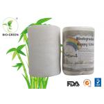 Highly Absorb Bamboo Diaper Liners With Customized Size 100 Sheets Per Roll for sale