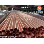 ASTM B111 UNS C12200 / CW024A Seamless Copper Tube DHP Heat Exchanger Tube for sale