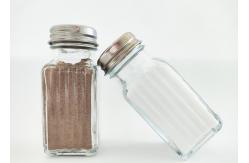 China Sealed Design Clear Glass Spice Jar With Gasket High Durability supplier