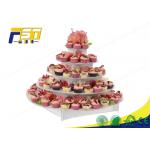 OEM ODM Cardboard Cake Display Stand Digital Printing Environmental Protection