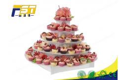 China OEM ODM Cardboard Cake Display Stand Digital Printing Environmental Protection supplier