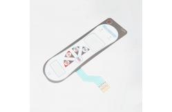 China Electronic PET Membrane Switch , Tactile Membrane Keypad With Logo Printing OEM supplier