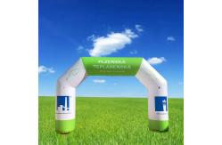 China Running Events Finish Arch Inflatable Customized Thermal Dye Sublimation Inflatable Finish Arch supplier