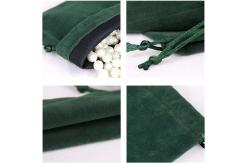 China Shockproof Protective Reusable Soft Velvet Drawstring Bag Lightweight supplier
