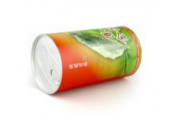 China Aluminum Foil Liners Paper Cylinder Containers Peel Foil Lid For Nuts Packaging supplier
