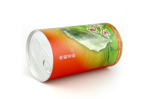 Aluminum Foil Liners Paper Cylinder Containers Peel Foil Lid For Nuts Packaging