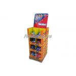 4 PDQ Stacked Cardboard Dump Bins Recyclable for Twizzlers Candies for sale