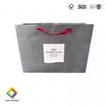 Custom Logo Cardboard Packaging Luxury Gift Shopping Jewelry Paper Bag With Handles for sale