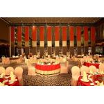 Wooden Surface Folding and Movable Partition Walls For Banquet Hall for sale