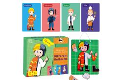 China Parent Child Interactive Educational Puzzle Toys Learning Career and Uniform Dress Up supplier