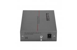 China Single Mode Fiber Media Converter Gigabit Ethernet DC5V 2U Chassis Mounted Unmanaged supplier