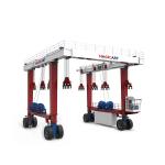 BH Side Lifting Rubber Tired Mobile Gantry Cranes RTG For Lift Boat for sale