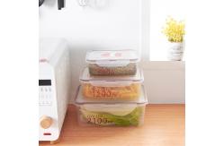 China Food Preserving Plastic Crisper Box For Cereals Nuts Fruits supplier