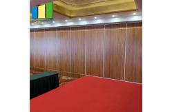 China Aluminum Frame Acoustic Operable Sliding Partition Walls For Multi - Function Room supplier