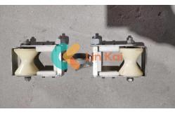 China 2KN Double Pulley Replace Roller For OPGW Stringing Operations Long Service Life supplier