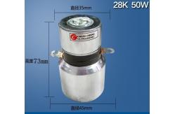 China 50w 28khz Industrial Ultrasonic Transducer For Cleaning supplier