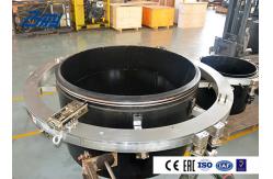China Split Frame Pneumatic Pipe Cutting And Beveling Machine Adjustable Speed supplier