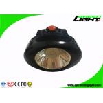 Portable 4000lux IP67 water-proof Miners Cap Lamps Cordless With 2.8Ah 3.7v plug-in charging way for sale