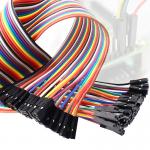 1.25mm 40PIN Flat Rainbow Ribbon Cable Dupont Line Breadboard GPIO Cables for sale