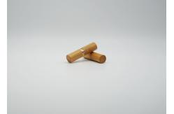 China Cylinder Shape Bulk 3.5g Bamboo Lip Balm Tubes supplier