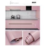 Glossy Self-Adhesive Peel and Stick Wallpaper in Plain Color for Kitchen Cabinet Decor for sale