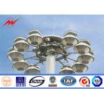 30m auto lifting system specification High Mast Pole with 400w HPS lights for sale