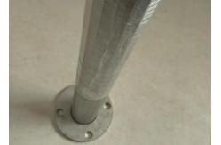 China Johnson Continuous Wedge Wire Screen Pipe / Water Well Screen For Oil Well supplier