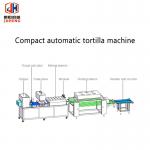 2500 Pcs/H Small Tortilla Maker Simply Equipped Roti Chapati Maker Machine for sale