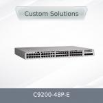 C9200-48p-E 48X 1g RJ45 Poe+Port Network Switch 48 Port Poe+Network Essentials with X1 AC Power Supply for sale