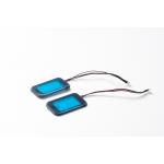 Industrial Coated Glass Display Panel With Wire Film Protection for sale