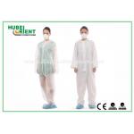 Light Surgical Disposable Coveralls Non-Woven/Microporous Fabric/SMS Material Without Hood And Feetcovet for sale