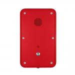 Red Industrial Weatherproof Telephone Post With Aluminum Alloy Die Casting Body for sale
