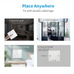 Wireless Touch Wall Switches Sets RF433 1gang Luxury Glass Panel Remote Control Switch