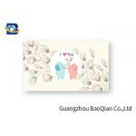 Plsatic PET / PP 3D Lenticular Card Customized 3D Animal Love Card Printing