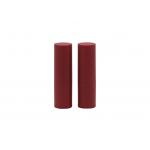 Plastic Plum Color Cylinderical Lip Balm Container Tube for sale